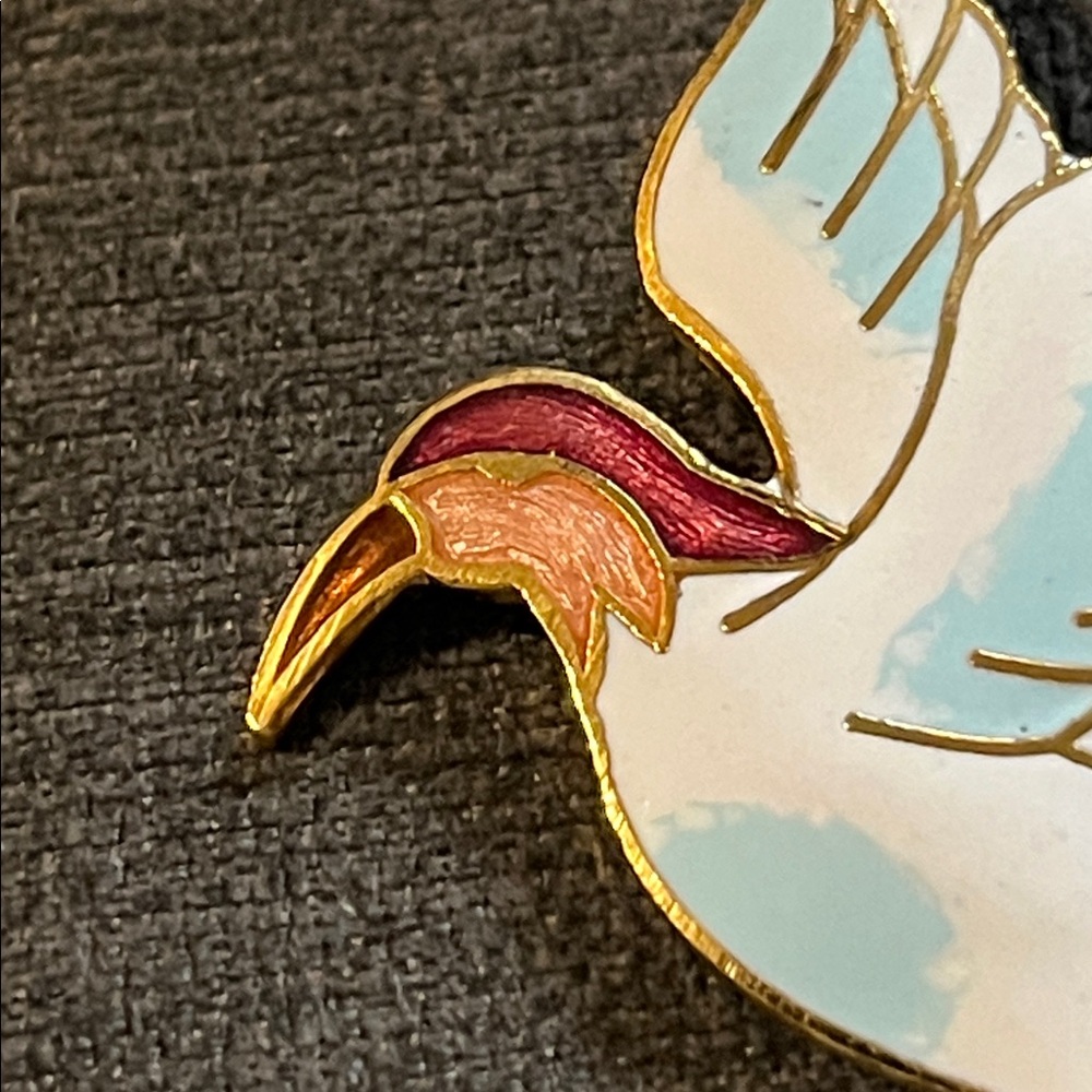 Vintage Hummingbird Brooch - Picture 2 of 6